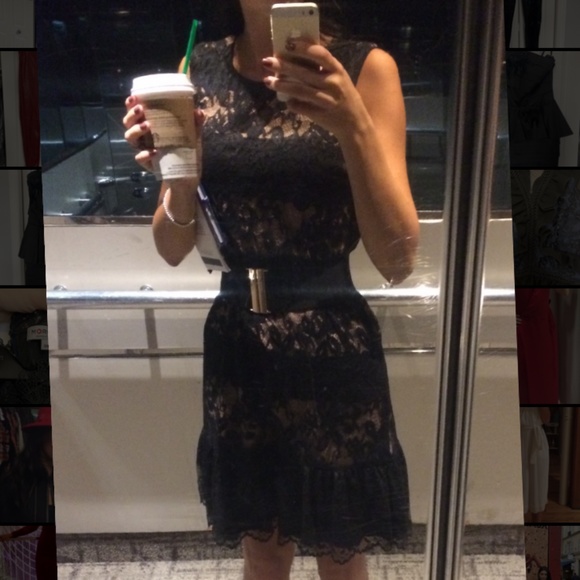 Black and beige lace dress Nine West - Picture 1 of 2